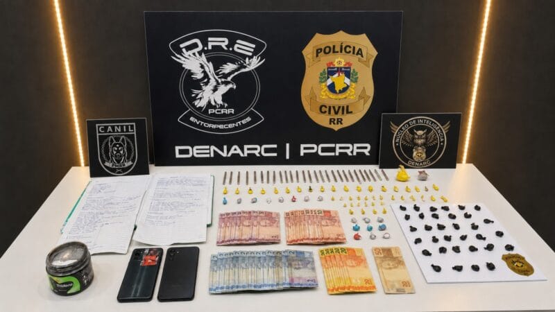 Quatro Suspeitos de Tráfico de Drogas São Detidos em Operação em Boa Vista