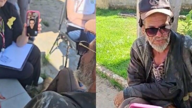 Estudante reencontra pai desaparecido após cinco anos no Acre