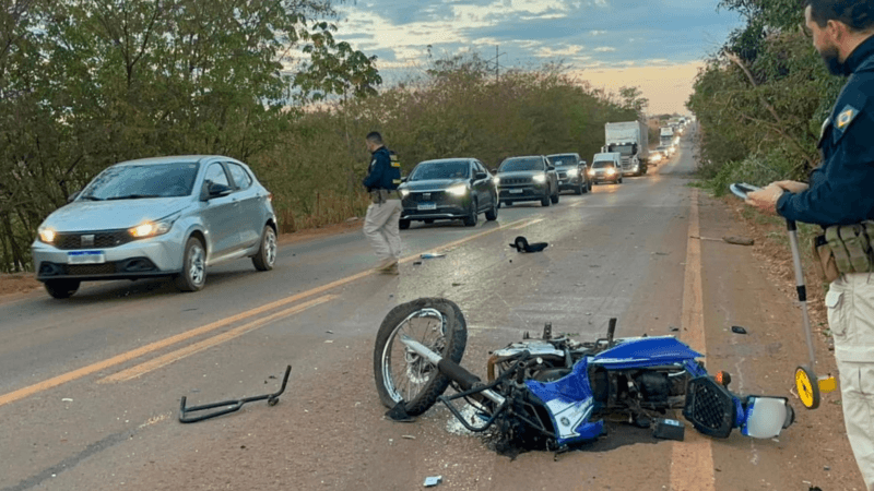 Tragédia na BR-010: Motociclista de 22 anos perde a vida em colisão com caminhão
