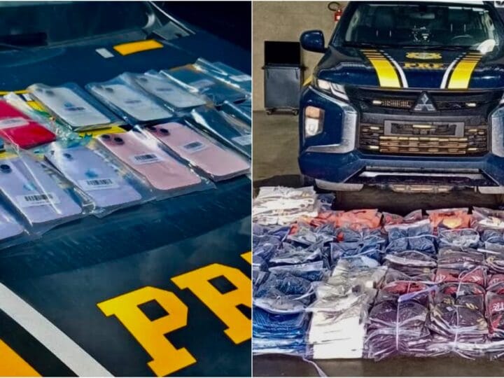 Apreensão de Produtos Falsificados em Roraima: PRF Captura iPhones e Roupas Irregulares