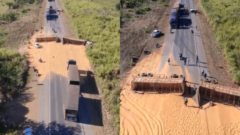 Tragédia na BR-364: Colisão entre Caminhão e Carro Deixa um Morto e Três Feridos