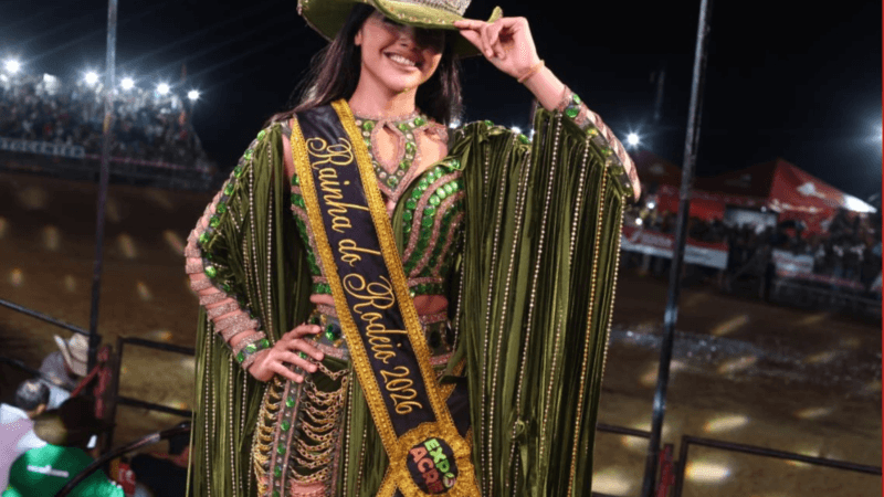 Ex-Miss Acre Mundo é a Nova Rainha do Rodeio na Expoacre Juruá 2026