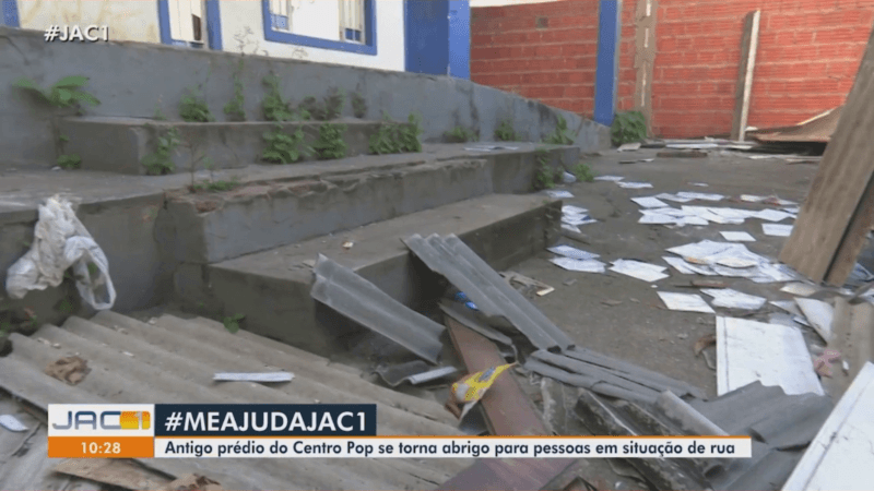 Prédio Abandonado do Centro POP em Rio Branco: Uma Realidade de Descaso e Necessidade