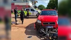 Motociclista Ferido em Colisão Após Fugir de Barreira Policial em Santarém