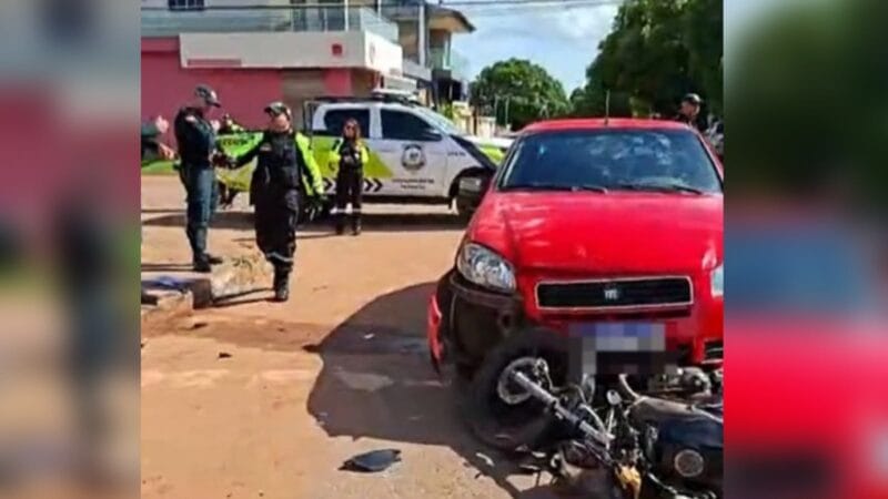 Motociclista Ferido em Colisão Após Fugir de Barreira Policial em Santarém