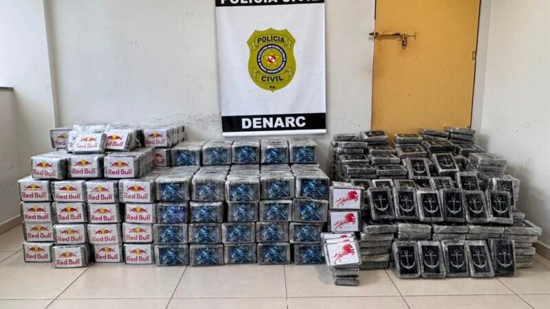 Polícia Civil do Pará Apreende 1,3 Tonelada de Cocaína em Operação na Zona Rural