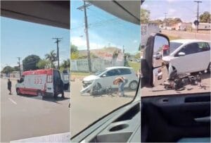 Acidente entre Bicicleta Elétrica e Carro em Boa Vista Deixa Dois Jovens Feridos
