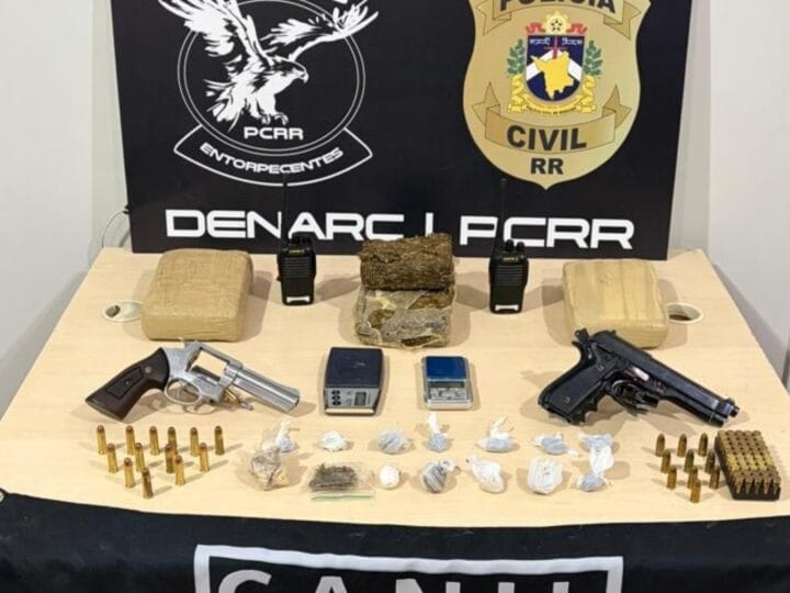 Operação Desarme: Trio Detido com Armas e Drogas em Boa Vista