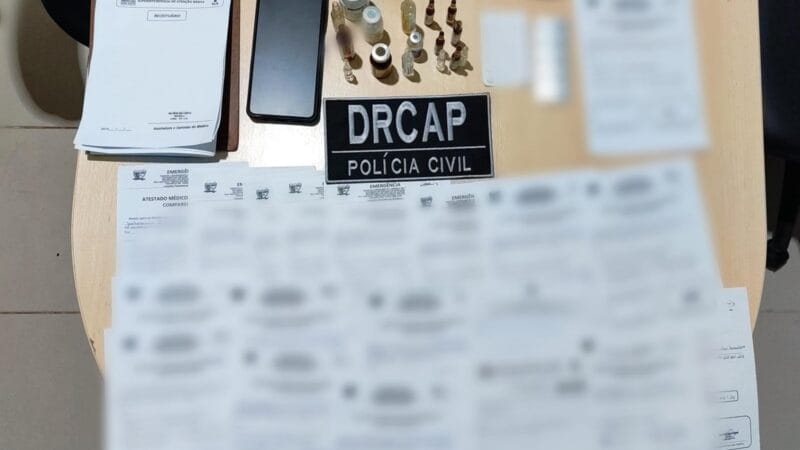 Homem Detido por Vender Atestados Médicos Falsos em Boa Vista
