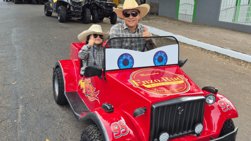 Pai Inova e Constrói Quadriciclo para Levar Filho à Cavalgada da Expoacre