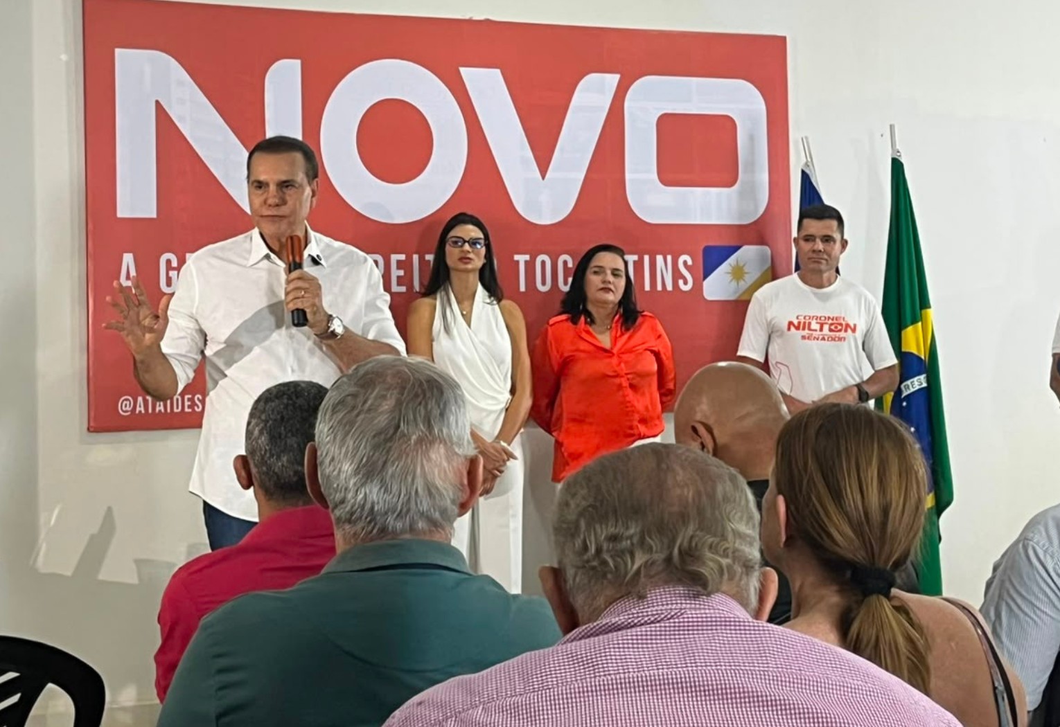 Ataídes Oliveira é Lançado como Candidato ao Governo do Tocantins pelo Partido Novo