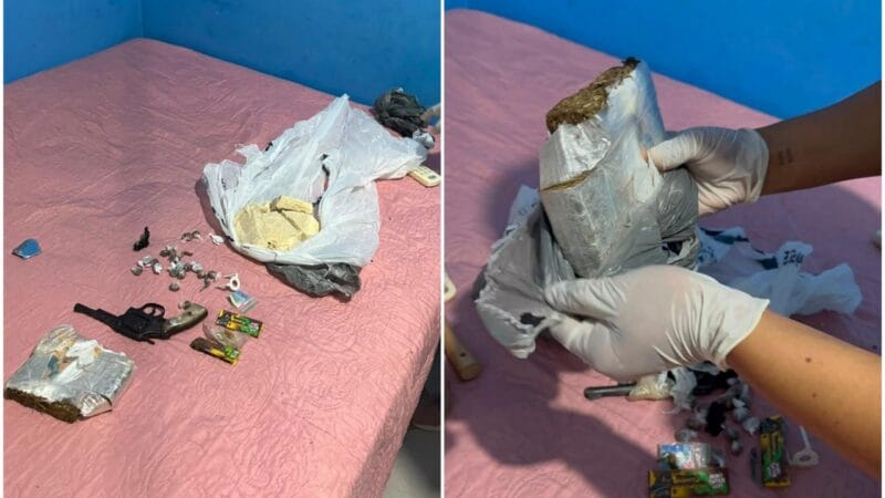 Dois jovens são detidos em São João da Baliza com drogas, arma e dinheiro durante operação policial