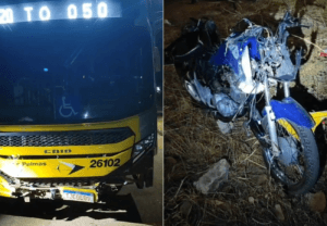 Tragédia em Palmas: Motociclista Perde a Vida em Colisão com Ônibus