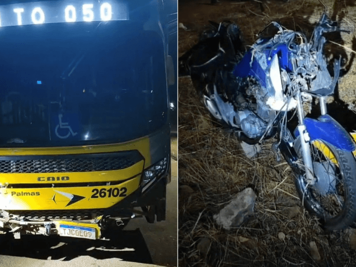 Tragédia em Palmas: Motociclista Perde a Vida em Colisão com Ônibus