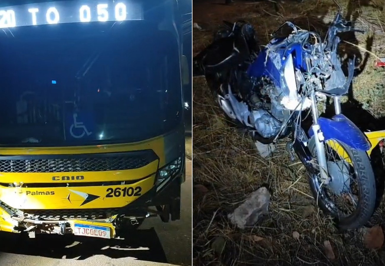 Tragédia em Palmas: Motociclista Perde a Vida em Colisão com Ônibus