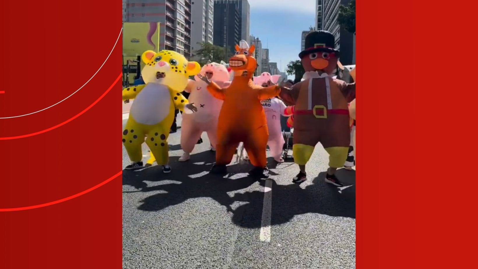 Grupo Animado Leva Cultura do Boi Garantido à Avenida Paulista