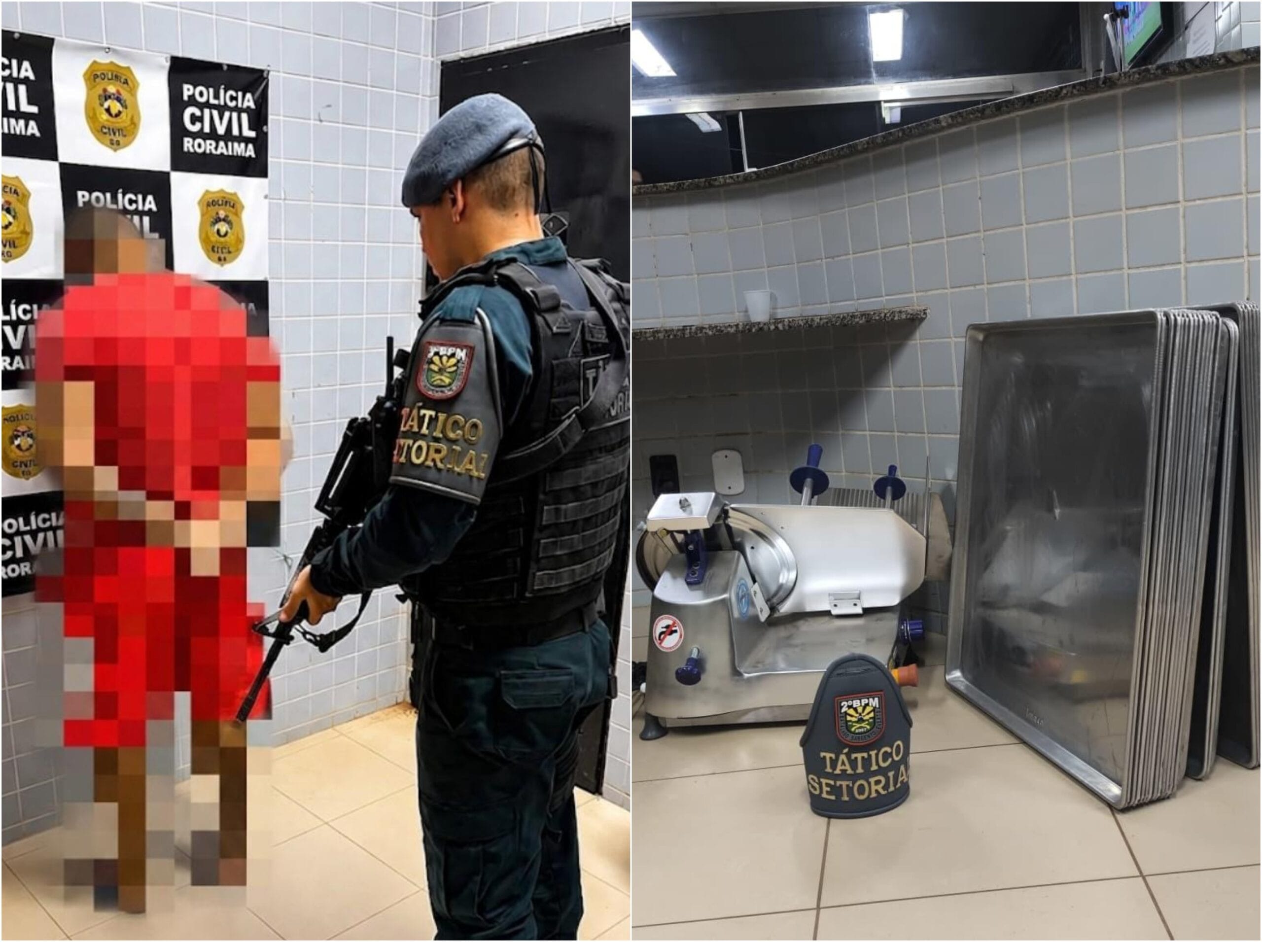 Vigilante Detido por Roubo e Venda de Equipamentos de Cozinha em Boa Vista