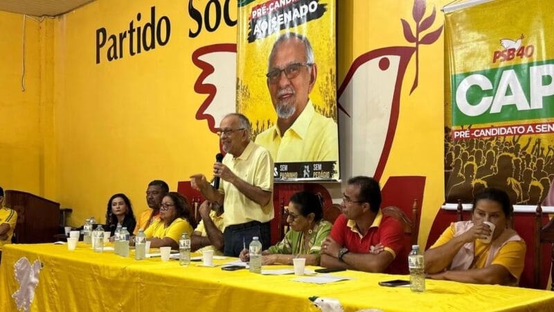 João Alberto Capiberibe é Lançado Candidato ao Senado pelo PSB no Amapá